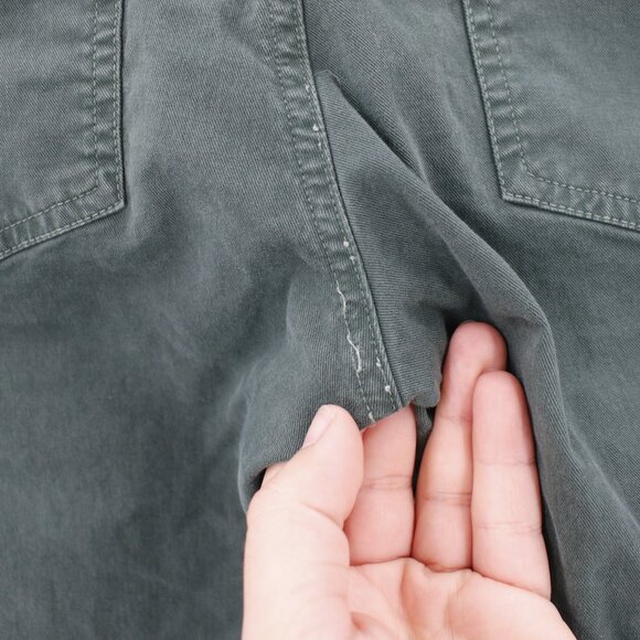 Nili Lotan  Pants Womens 6 Cotton Stretch Utility casual chino Green 111/88 80NL - Picture 4 of 12